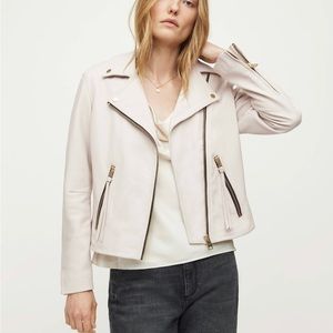 All Saints Dalby Leather Biker Jacket - NWT